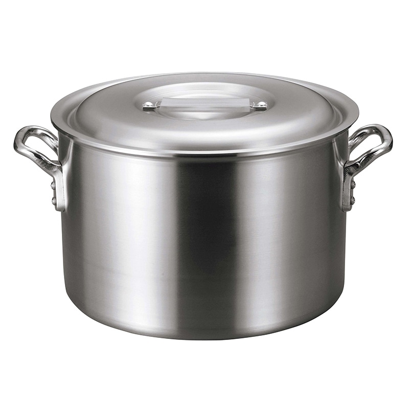 アルミ バリックス 半寸胴鍋(磨き仕上げ)42cm アルミ フッ素バリックス 半寸胴鍋 36cm EBM⁄アルミ バリックス 寸胴鍋