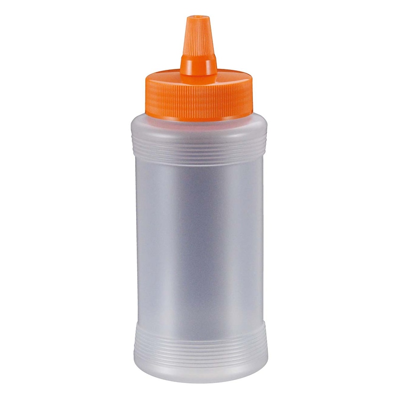 ドレッシングボトル（ネジキャップ式）HPP-470 470ml オレンジ 1個（ご