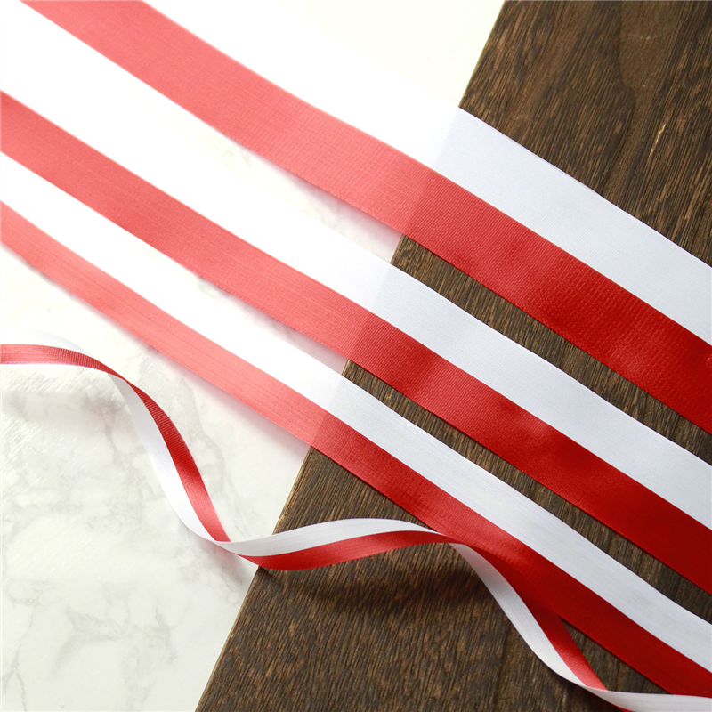 日本紐釦貿易 紅白リボン 36mm×長さ29m 式典用リボン FMK36 （ご注文