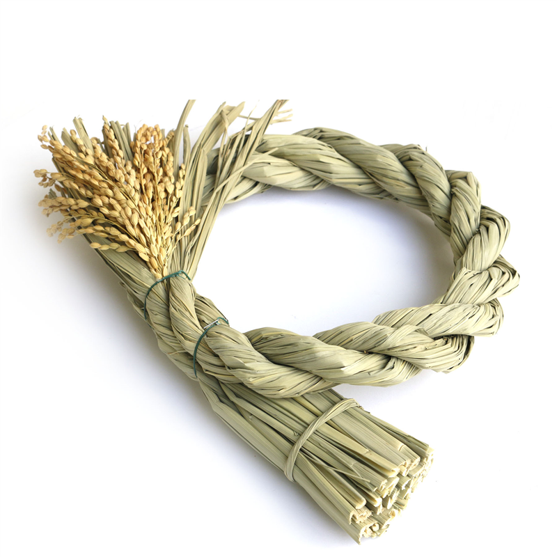 日本紐釦貿易 しめ縄リースΦ22cm 1個 S32-22 （ご注文単位1個）【直送