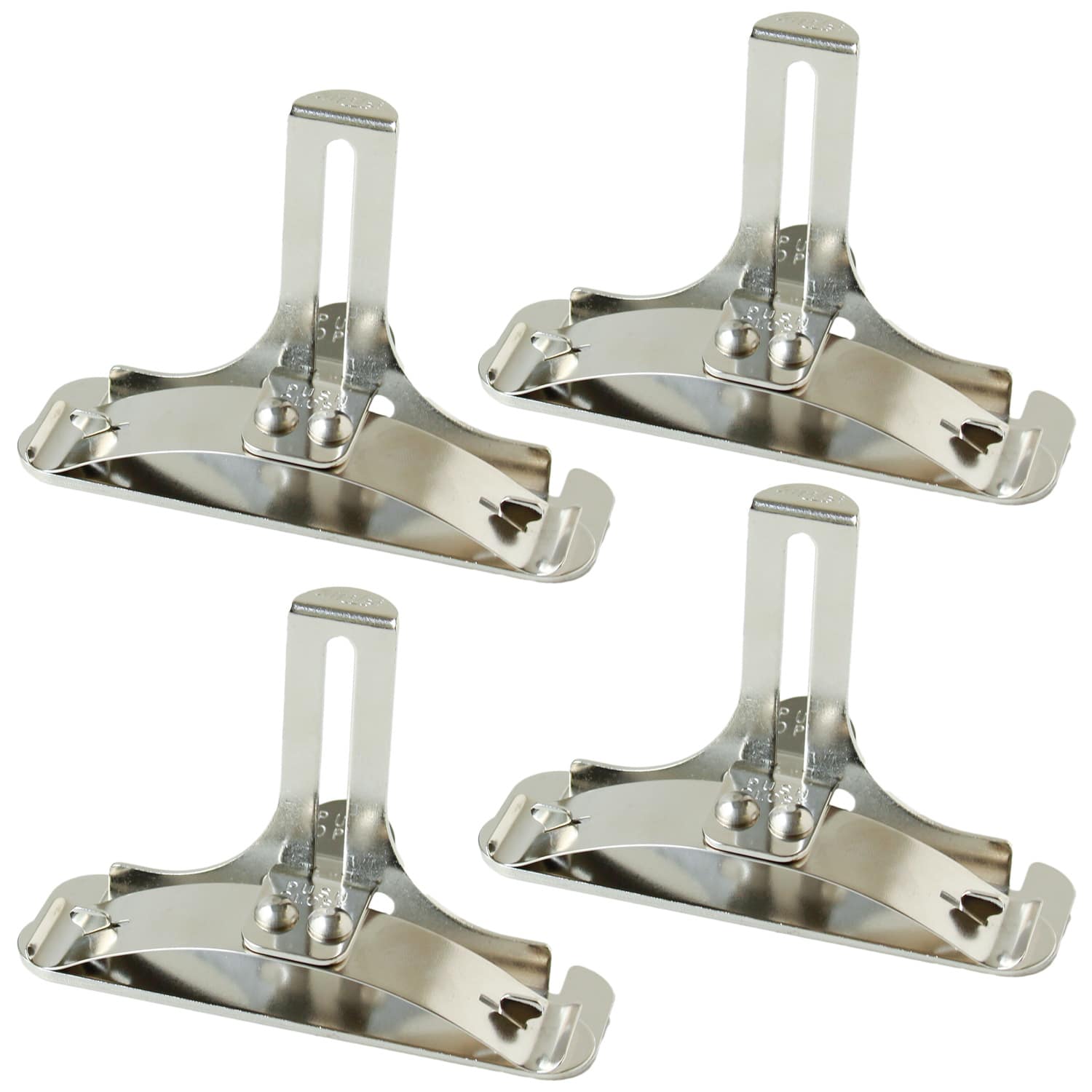 日本紐釦貿易 裁断用 ワンタッチ 押さえクリップ 4個 シルバー NI