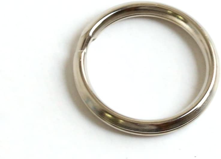 日本紐釦貿易 押二重リング 外径30mm/内径25mm 30個入 ニッケル S26-13 (ご注文単位1束)【直送品】