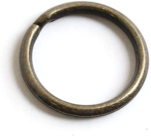 日本紐釦貿易 押二重リング 外径20mm/内径16mm 30個入 アンティークゴールド S26-15 (ご注文単位1束)【直送品】