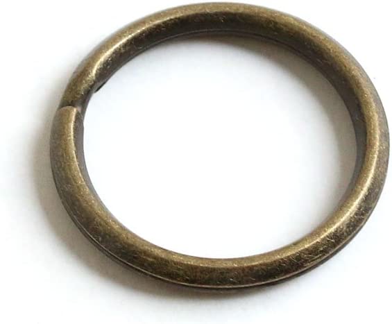 日本紐釦貿易 押二重リング 外径30mm/内径25mm 30個入 アンティークゴールド S26-17 (ご注文単位1束)【直送品】