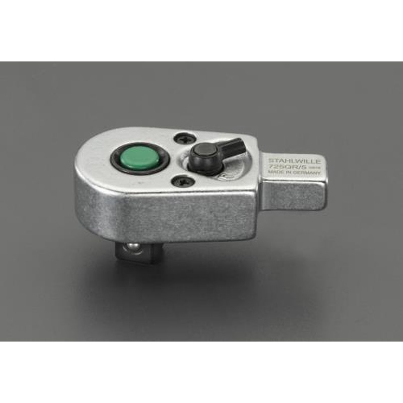 エスコ EA723SB-21 1/4”DRラチェットヘッド(9x12mmジョイント用) 1個(ご注文単位1個)【直送品】