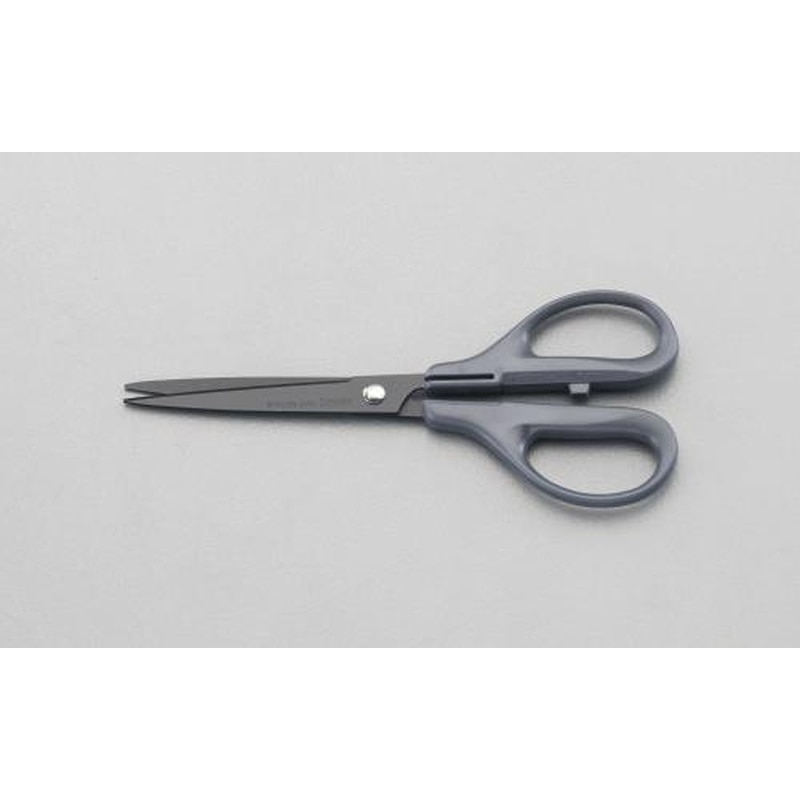 エスコ EA540HA-7 175mmはさみ・粘着テープ用(フッ素コート/ステンレス製) 1個(ご注文単位1個)【直送品】