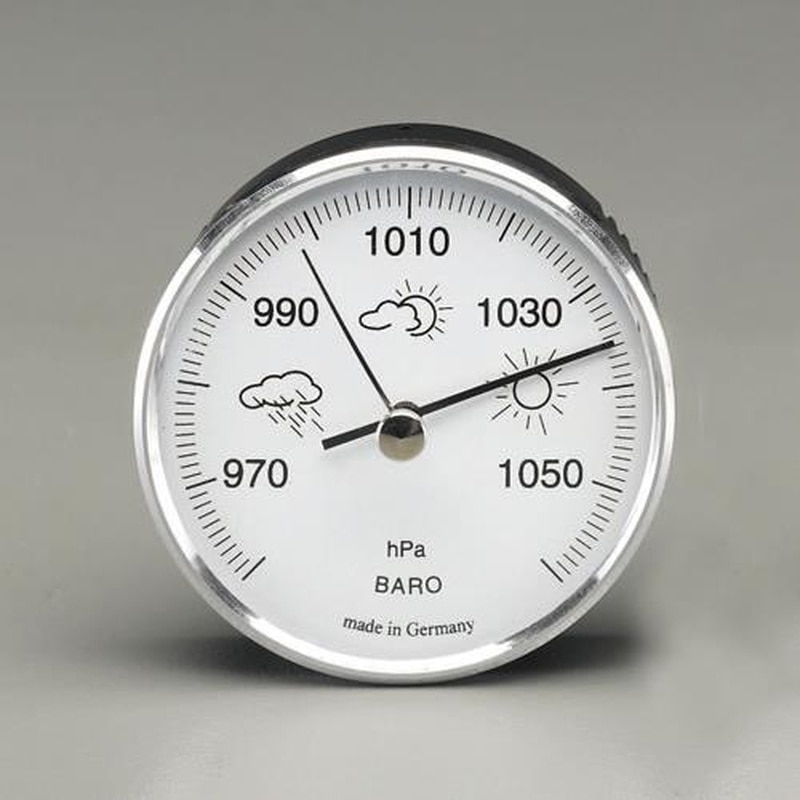 エスコ EA742BA-11 φ85mm気圧計 1個(ご注文単位1個)【直送品】