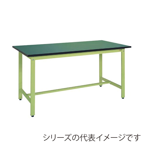 サカエ 軽量立作業台 KDタイプサカエリューム天板 グリーン/グリーン KD-58FE 1台(ご注文単位1台)【直送品】