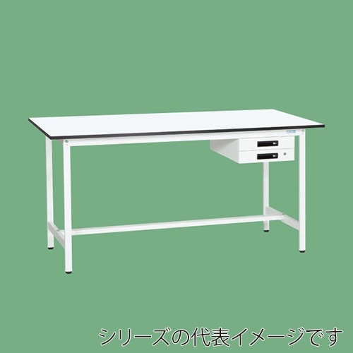 (送料別途)(直送品)サカエ 軽量作業台KKタイプ(パールホワイト) KK-59LFW サカエ 軽量作業台 KKタイプ 木目天板仕様 H740mm パール