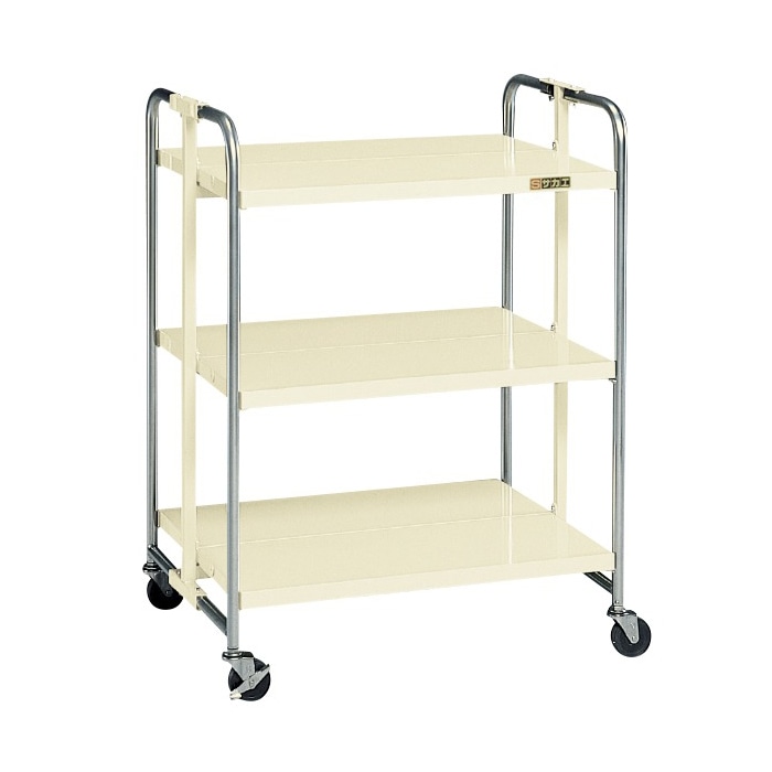 サカエ アクティワゴン　3段 アイボリー AW-3TI 1台（ご注文単位1台）【直送品】