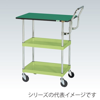 サカエ CSワゴン(ゴム車/透明ボックス付) CSD-48TWD サカエ CSワゴン透明ボックス付 CSD-48TWD (028871)