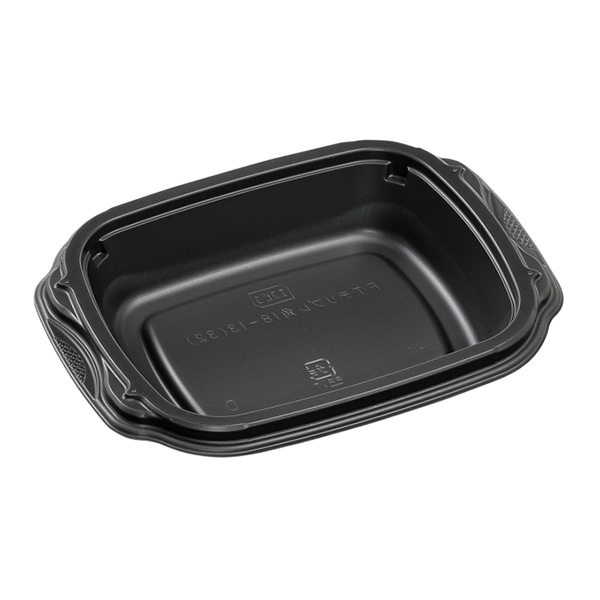 エフピコチューパ 惣菜容器 MS-デリカ 小 本体 黒 50枚/袋