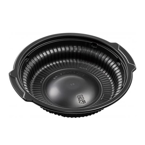 エフピコ 冷凍対応鍋容器 FT-RG 190 耐寒黒 50枚/袋（ご注文単位12袋）【直送品】