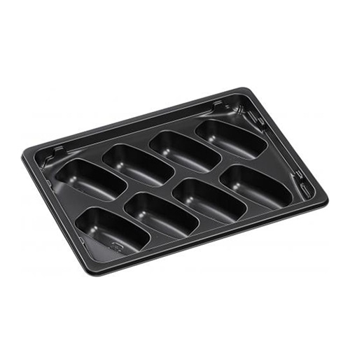 エフピコ 冷凍対応寿司容器 FT-TS角 20-15 鮨1 耐寒黒 50枚/袋（ご注文単位12袋）【直送品】