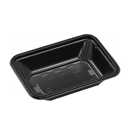 エフピコ 冷凍対応丼容器 FT角丼 16-11 耐寒黒 50枚/袋（ご注文単位24袋）【直送品】