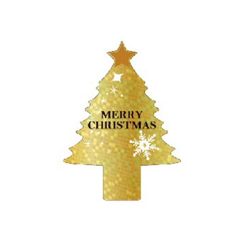 金久 ケーキピック プチポイント クリスマス PXP-110 480枚/袋(ご注文単位1袋)【直送品】