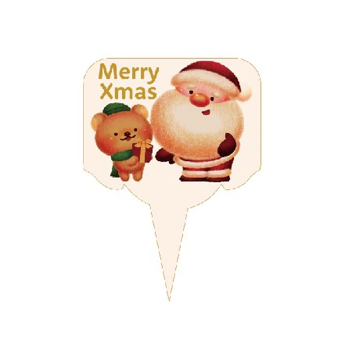 金久 ケーキピック プチポイント クリスマス PXP-115 500枚/袋(ご注文単位1袋)【直送品】