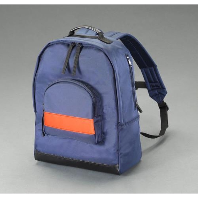 エスコ EA927AG-62 320x400x150mmリュックサック(オレンジ反射テープ付) 1個（ご注文単位1個）【直送品】