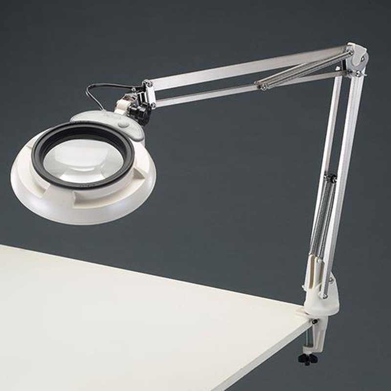 エスコ EA756TB-2B x3.0/130mm拡大鏡(LED照明付) 1個(ご注文単位1個)【直送品】