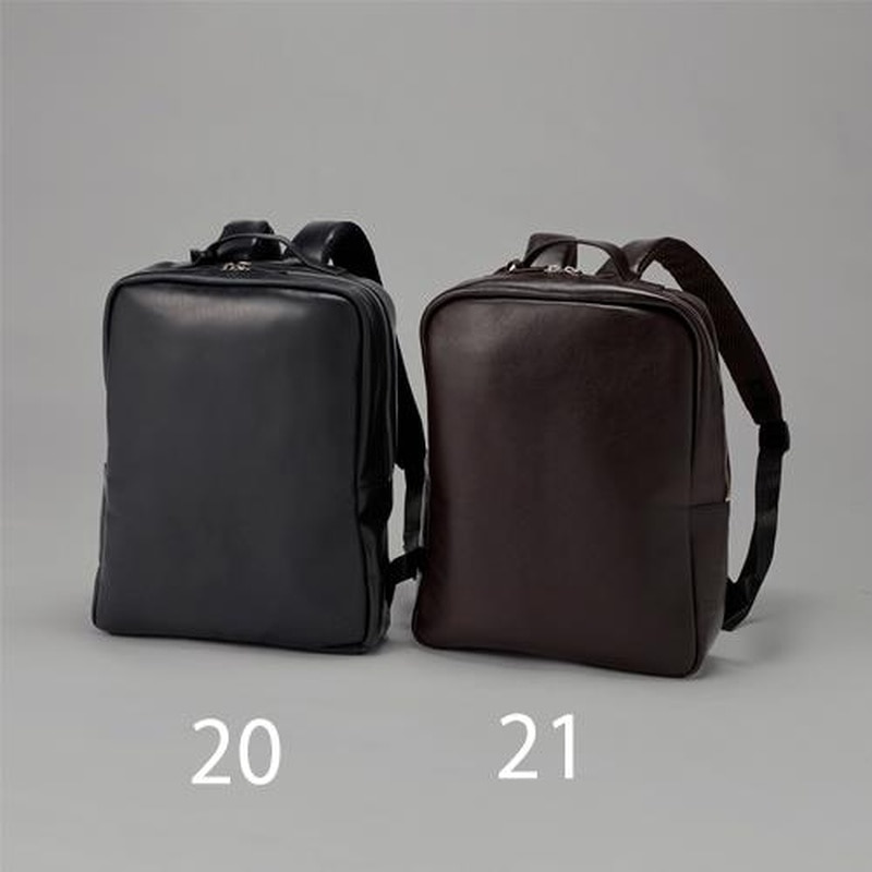 エスコ EA927AE-20 300x100x370mmバックパック(レザー/ブラック) 1個(ご注文単位1個)【直送品】