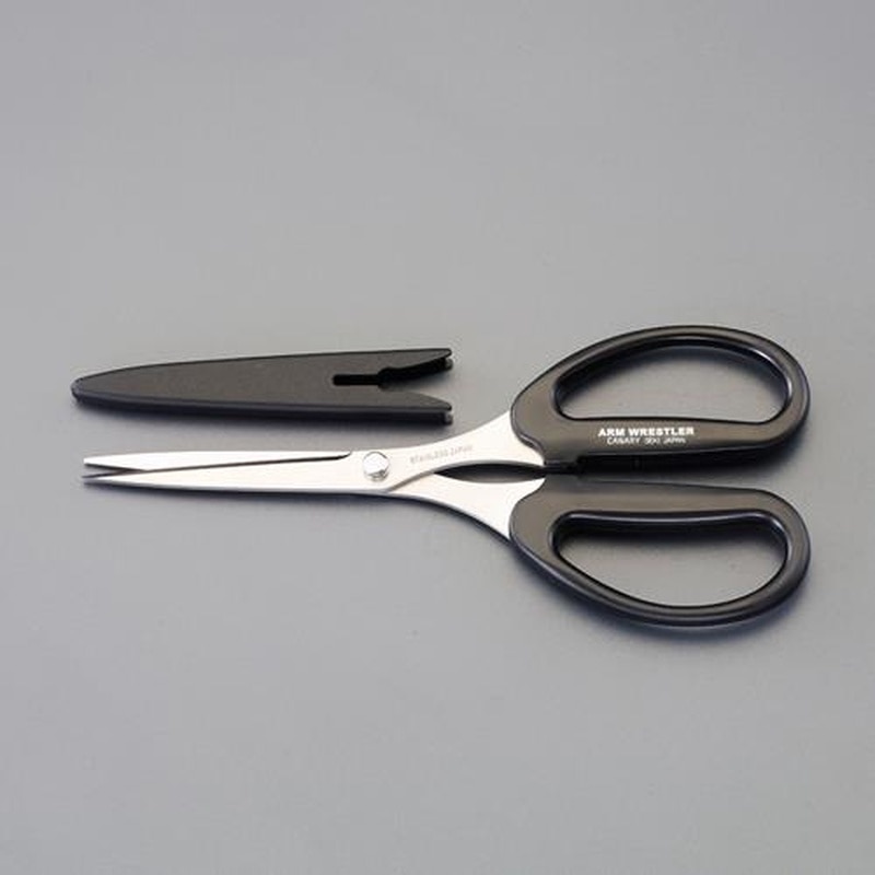 エスコ EA540HF-22A 190mmはさみ・万能(キャップ付) 1個(ご注文単位1個)【直送品】