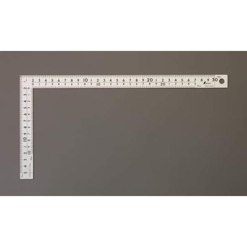 エスコ EA720YV-12 150x300mm幅広シルバー曲尺 1個（ご注文単位1個）【直送品】