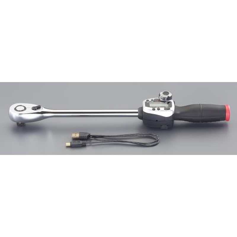 エスコ EA723JH-67 27-135N・m(1/2”DR)デジタルトルクレンンチ(USBタイプ) 1個（ご注文単位1個）【直送品】