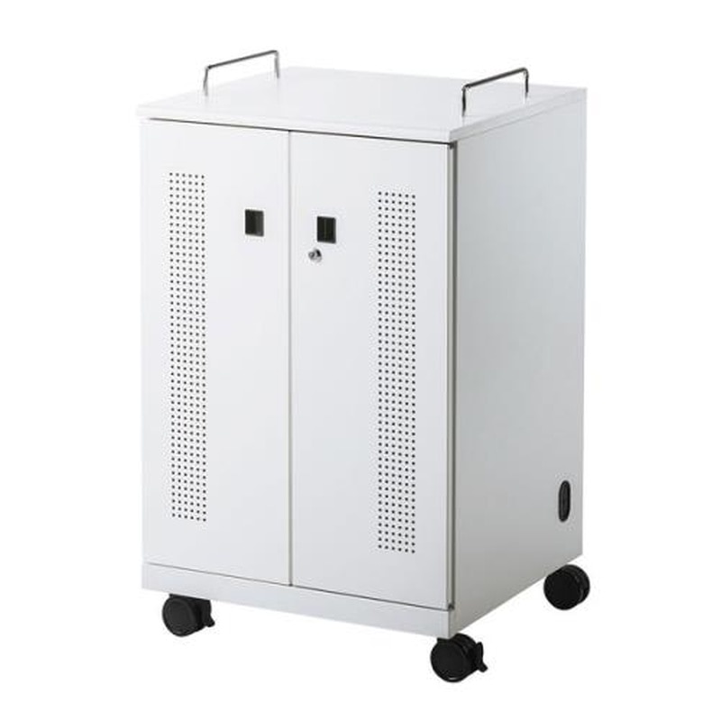 エスコ EA954HC-342 600x550x993.5mmノートパソコン収納キャビネット 1個(ご注文単位1個)【直送品】