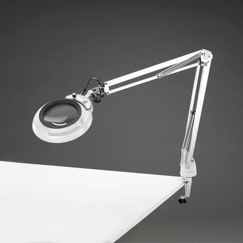 エスコ EA756TE-2 x3.0/130mm拡大鏡(調光LED照明付) 1個(ご注文単位1個)【直送品】