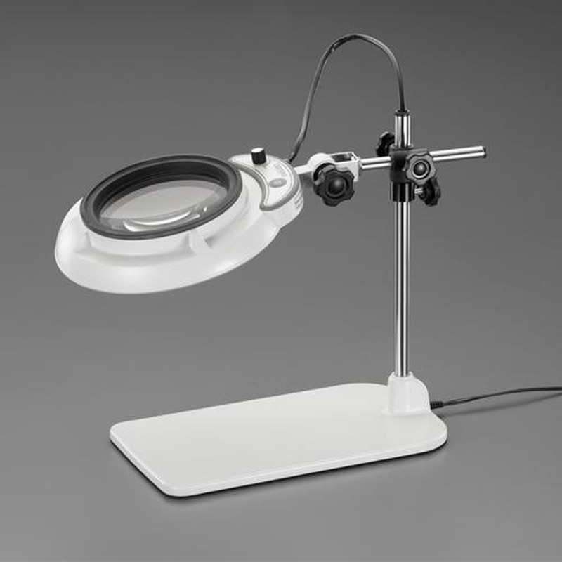 エスコ EA756TD-3 x10/85mm拡大鏡(調光LED照明付) 1個(ご注文単位1個)【直送品】