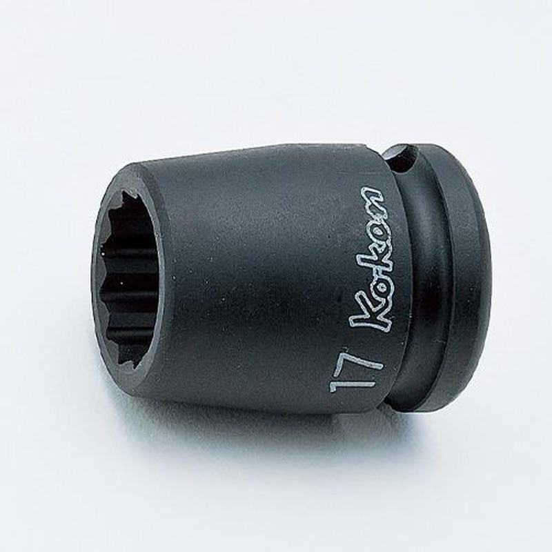 エスコ EA164DC-215 1/2”DR/15mmインパクトソケット(十二角) 1個(ご注文単位1個)【直送品】