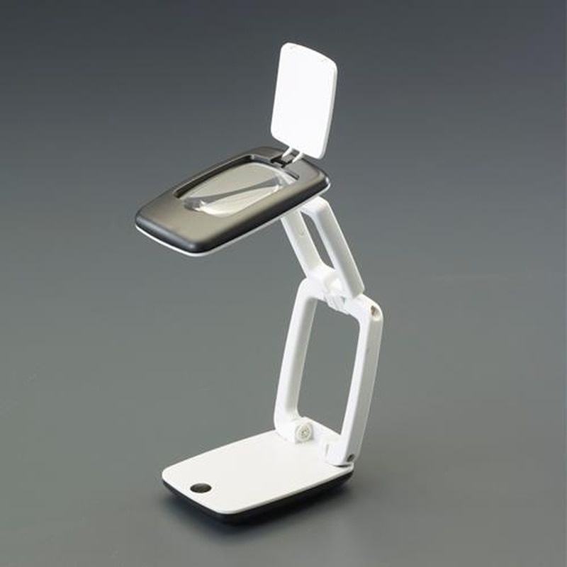 エスコ EA756TS-46A x2.5/95mmスタンド型ルーペ(LEDライト付) 1個(ご注文単位1個)【直送品】