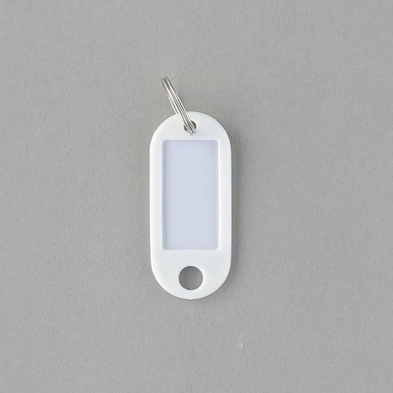 エスコ EA956VL-212 22x52mmネームタグ(白/5個) 1個(ご注文単位1個)【直送品】