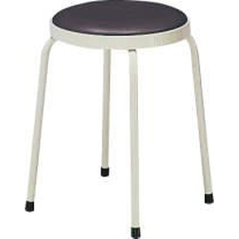 エスコ EA956XN-27 φ330x450mm丸スツール(ダークグレー) 1個(ご注文単位1個)【直送品】