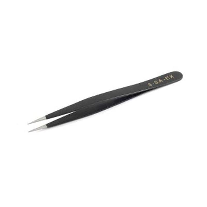 エスコ EA595AK-162 0.25x120mm/3精密用ピンセット(ステンレス製) 1個(ご注文単位1個)【直送品】