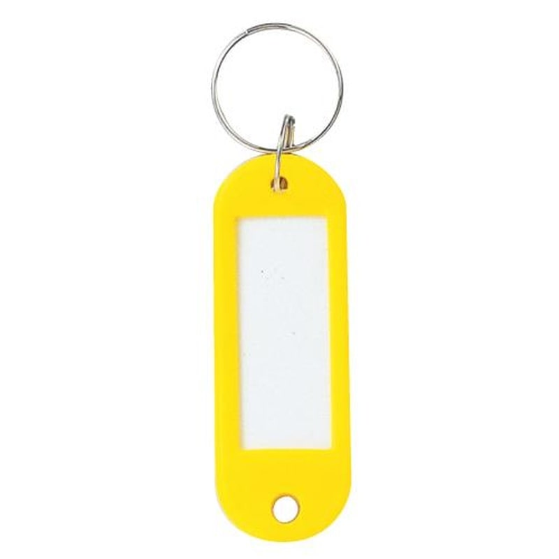 エスコ EA956VA-49 60mmネームタグ(黄/50個) 1個(ご注文単位1個)【直送品】