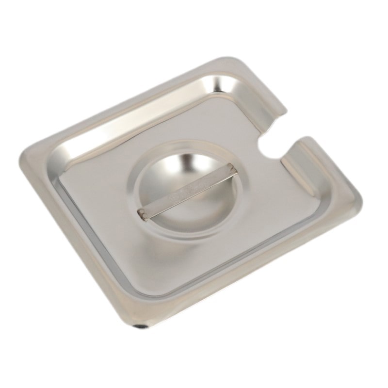 スギコ産業 18-8 ホテルパン用カバー レードル穴付 1／6サイズ SA2023-SH-1300N 1個（ご注文単位1個）【直送品】