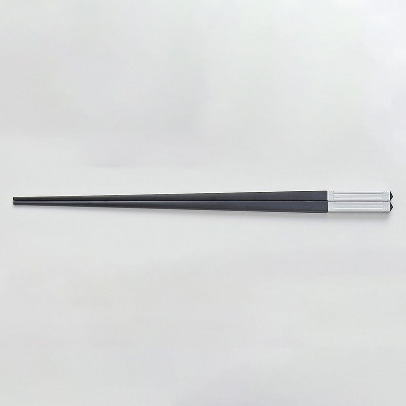 神堂 敬客食洗箸 20膳 スクエアシルバー 17847 20束/袋（ご注文単位20