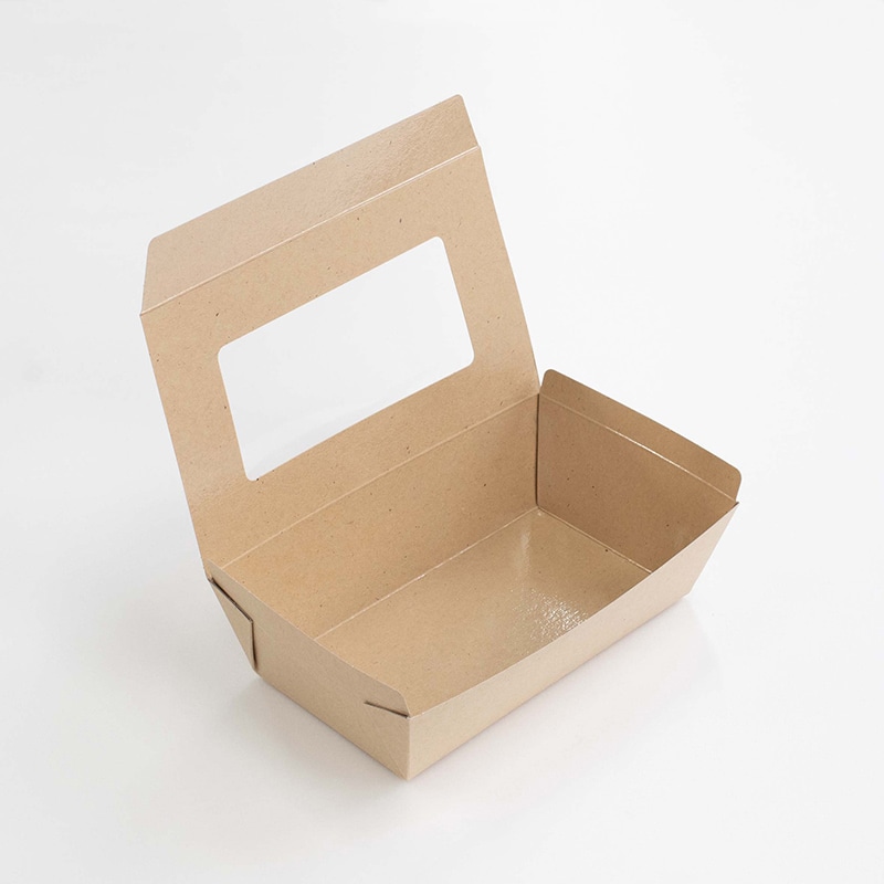 北原産業 食品容器 テイクボックス 窓付き 150 FPUB（PP） 25枚/袋（ご