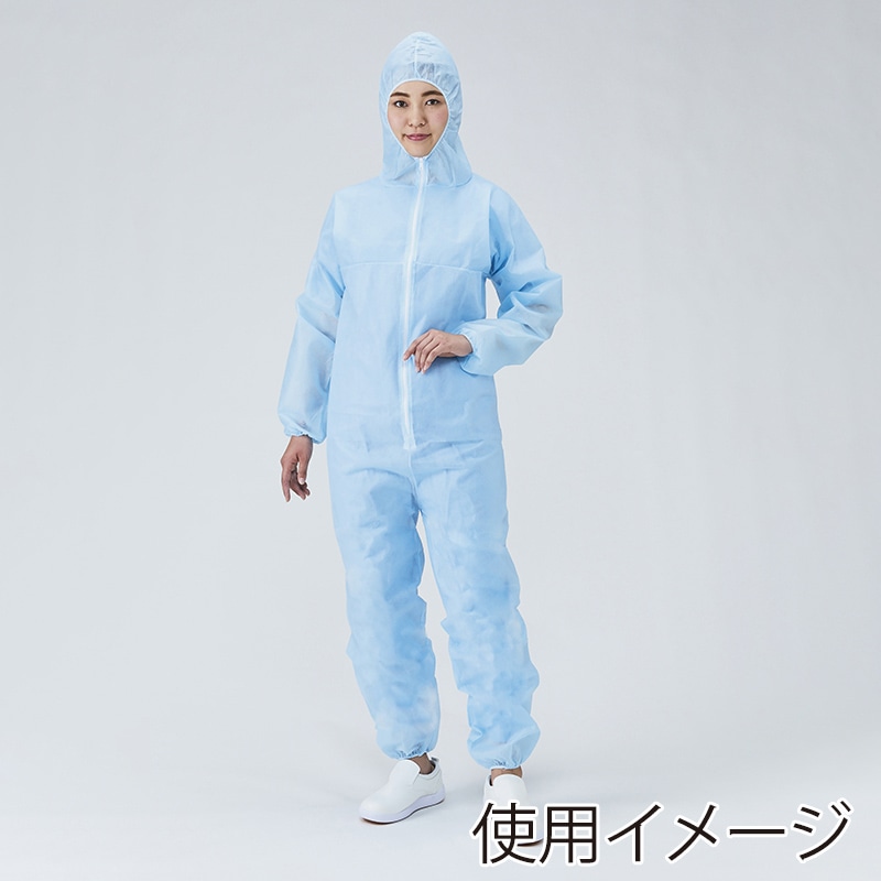 メディテックジャパン フード付 ジャンプスーツ LL FJSB-LL