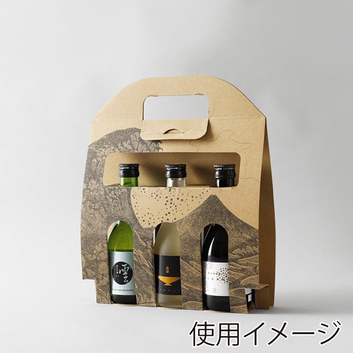 和気 アソートキャリーケース ミニボトル3本 ～波～ 25枚/箱（ご注文