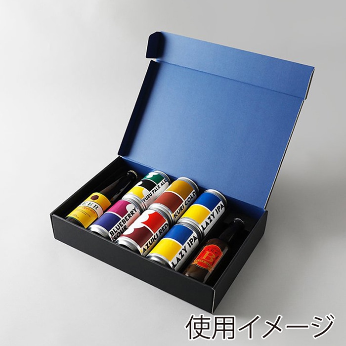 和気 セレクトギフトケース 缶10 瓶5 黒／青 20枚/箱（ご注文