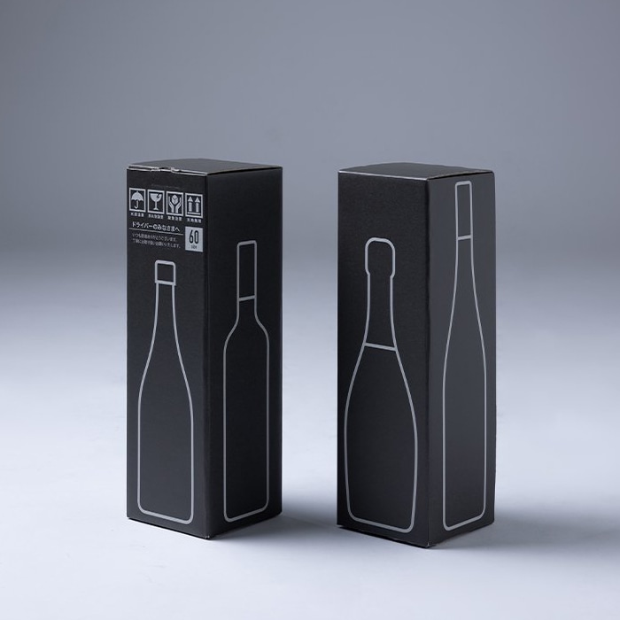 和気 発送用マルチボトルケース 1本入 25枚/箱(ご注文単位1箱)【直送品】