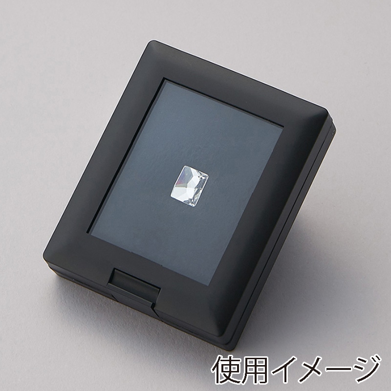 原口 アクセサリーボックス 宝石箱 黒 V-WT-13-SP 1個（ご注文