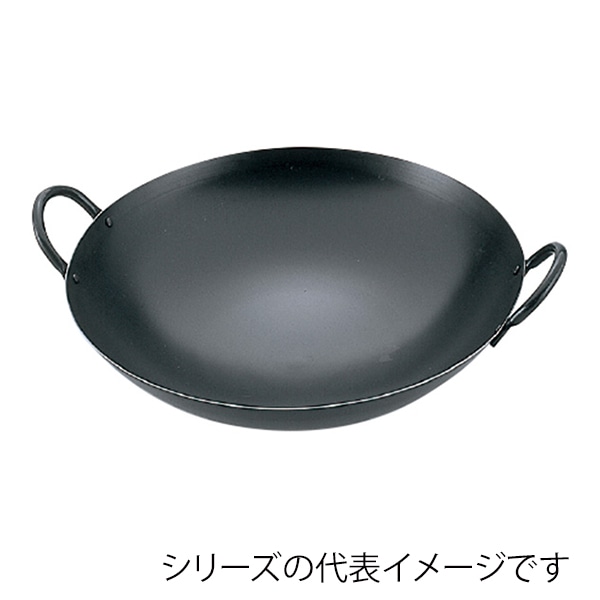 H*9様 ⭐️チタニアファクトリー　⭐️広東鍋　⭐️中華両手鍋　⭐️39cm ⭐ 欠品中】チタン 打出 中華両手鍋 39cm 窒化加工ナシ《チタニア