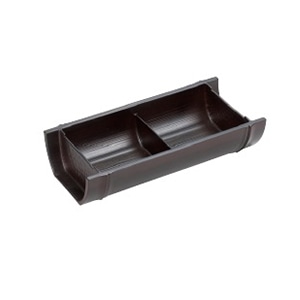 若泉漆器 竹取盛器 二点盛り スス竹 M-14-24 1個(ご注文単位1個)【直送品】