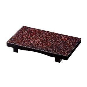 若泉漆器 ABS寿司ゲタ 黒姫子 O-5-17 1個(ご注文単位1個)【直送品】