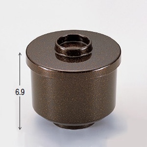 若泉漆器 切立小吸椀 梨地内朱 W-2-1 1個(ご注文単位1個)【直送品】