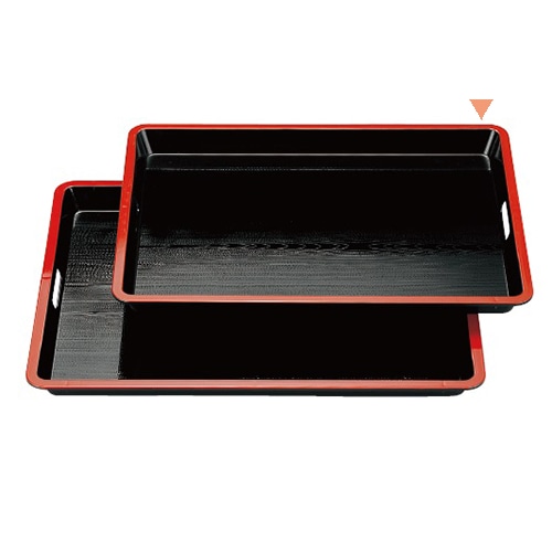 堆朱 わきとり盆 2枚 堆朱 わきとり盆 2枚