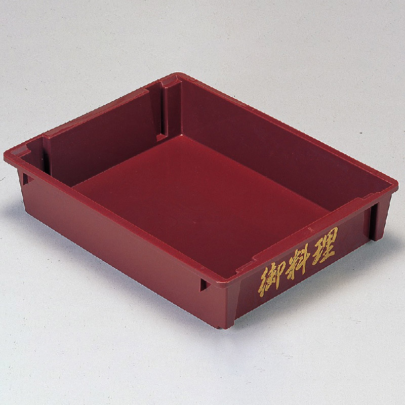 アルマイト 給食用パン箱浅型（蓋付） 260 60個入 1個（ご注文